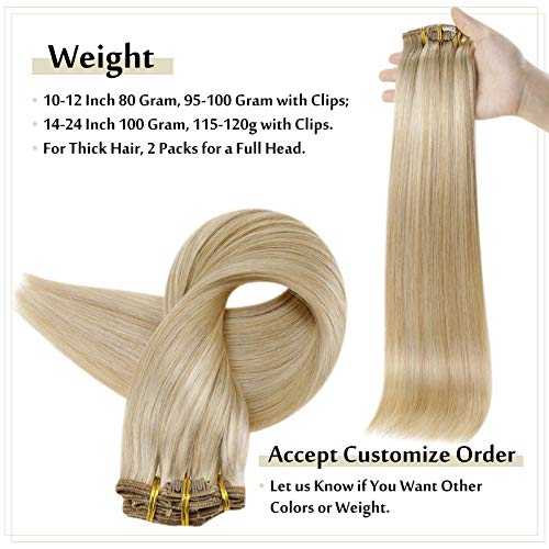 Real Human Hair Extension Clip Ins 120 Grams 7 Pcs - Image 58
