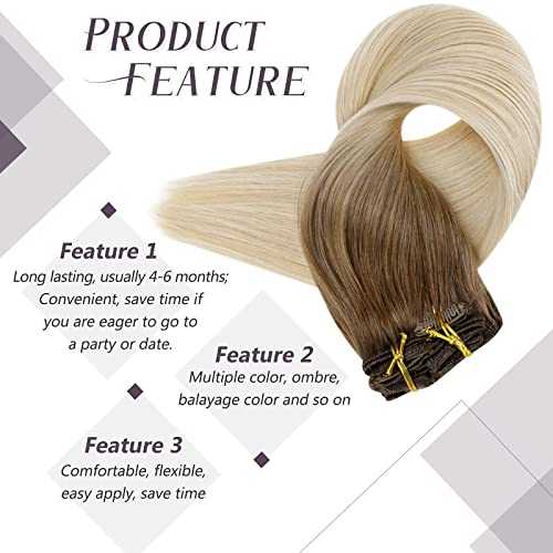Real Human Hair Extension Clip Ins 120 Grams 7 Pcs - Image 66