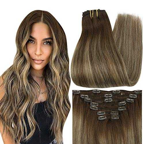 Real Human Hair Extension Clip Ins 120 Grams 7 Pcs - Image 74