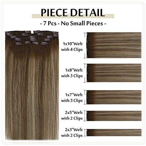 Real Human Hair Extension Clip Ins 120 Grams 7 Pcs - Image 76
