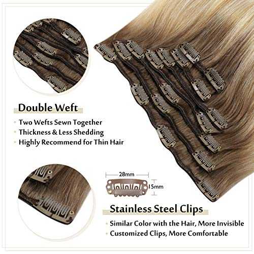 Real Human Hair Extension Clip Ins 120 Grams 7 Pcs - Image 84