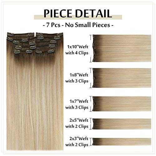 Real Human Hair Extension Clip Ins 120 Grams 7 Pcs - Image 85