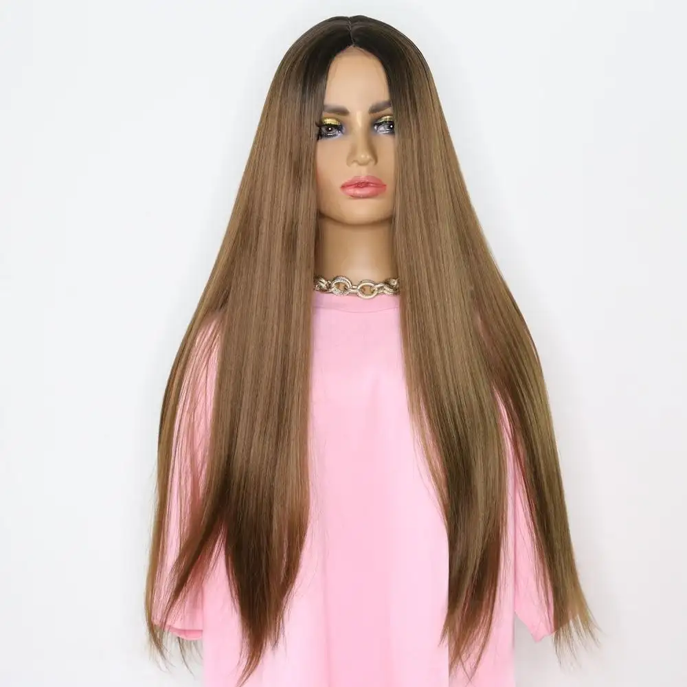 Giselle Extra Long Straight 28Inch Lace Front Wig