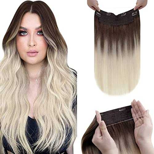 Halo Wire Hair Extensions Human Hair