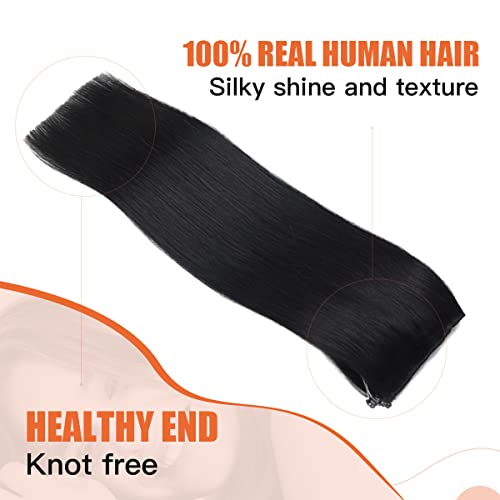 Halo Wire Human Hair Extensions - Image 10