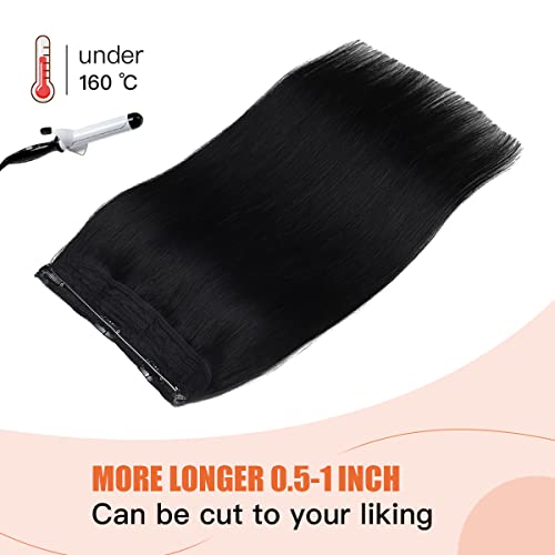 Halo Wire Human Hair Extensions - Image 13