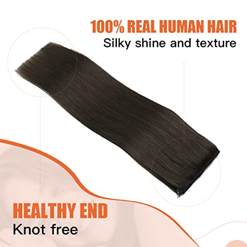 Halo Wire Human Hair Extensions - Image 17
