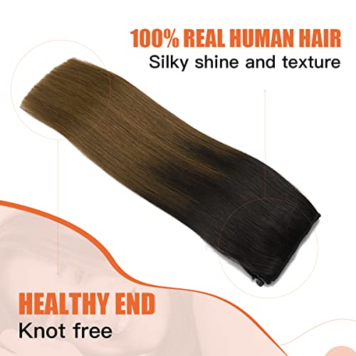 Halo Wire Human Hair Extensions - Image 24