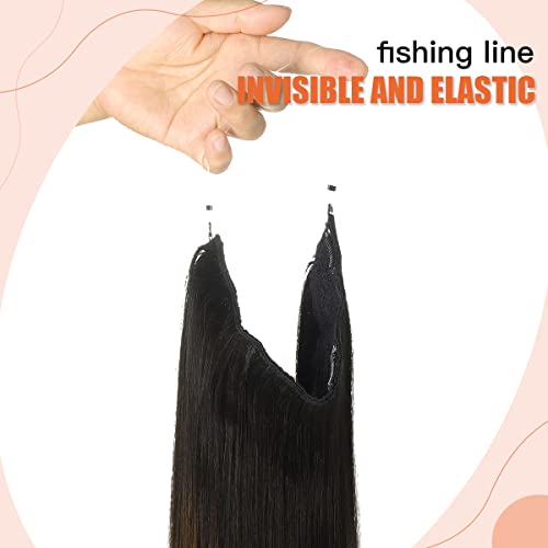 Halo Wire Human Hair Extensions - Image 26