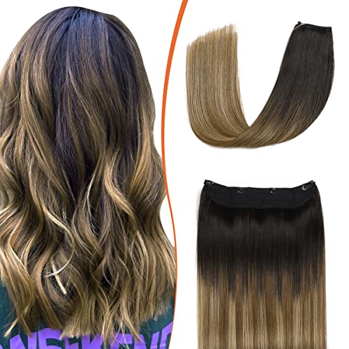 Halo Wire Human Hair Extensions - Image 29