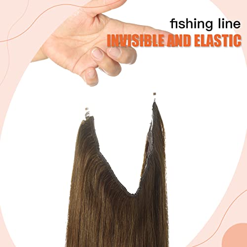 Halo Wire Human Hair Extensions - Image 46