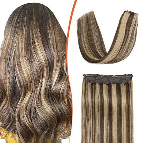 Halo Wire Human Hair Extensions - Image 49