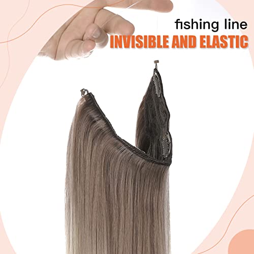 Halo Wire Human Hair Extensions - Image 5