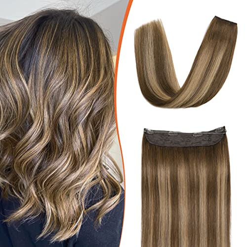 Halo Wire Human Hair Extensions - Image 57