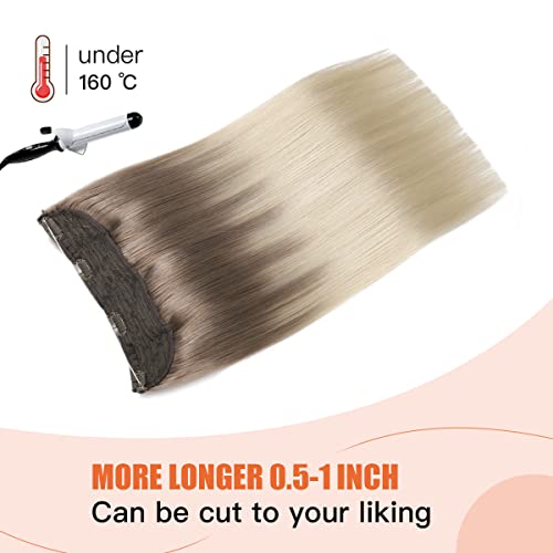 Halo Wire Human Hair Extensions - Image 6