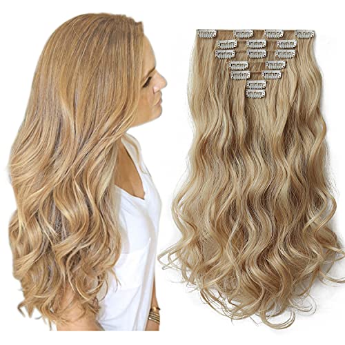 Heat Friendly Clip on Hair Extensions Set