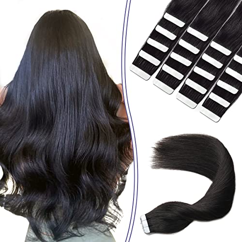 Human Hair Tape in Extensions Ombre Baylage Hair 14 Inch Tape in Extensions - Image 19