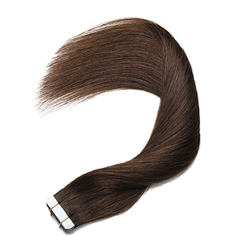 Human Hair Tape in Extensions Ombre Baylage Hair 14 Inch Tape in Extensions - Image 40