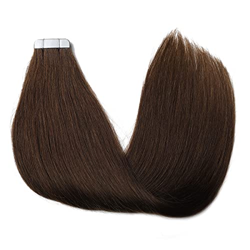 Human Hair Tape in Extensions Ombre Baylage Hair 14 Inch Tape in Extensions - Image 63
