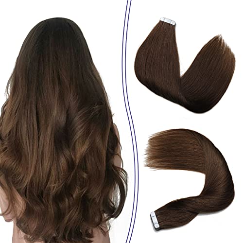 Human Hair Tape in Extensions Ombre Baylage Hair 14 Inch Tape in Extensions - Image 81