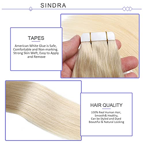 Human Hair Tape in Extensions Ombre Baylage Hair 14 Inch Tape in Extensions - Image 94