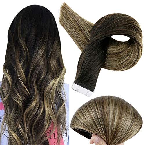 Invisible Tape Remy Human Hair Extensions 14 to 22 Inches Long - Image 137