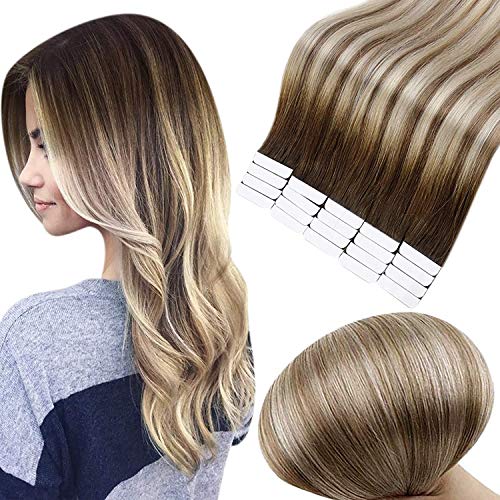 Invisible Tape Remy Human Hair Extensions 14 to 22 Inches Long - Image 164