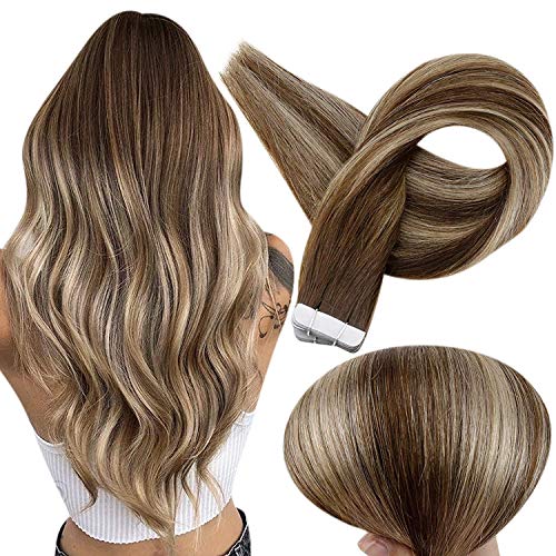 Invisible Tape Remy Human Hair Extensions 14 to 22 Inches Long - Image 183