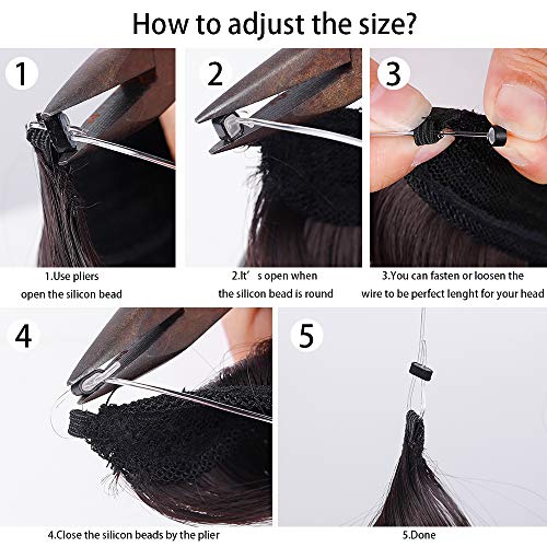 Invisible Wire Heat Friendly Halo Hair Extension - Image 16