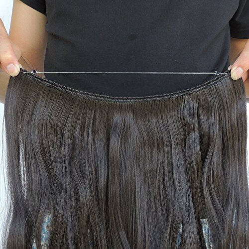 Invisible Wire Heat Friendly Halo Hair Extension - Image 22