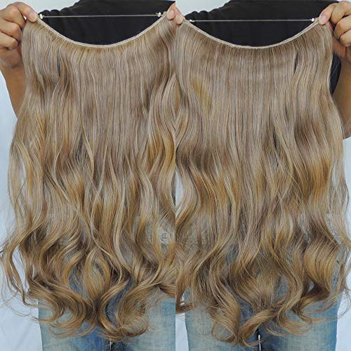 Invisible Wire Heat Friendly Halo Hair Extension - Image 24