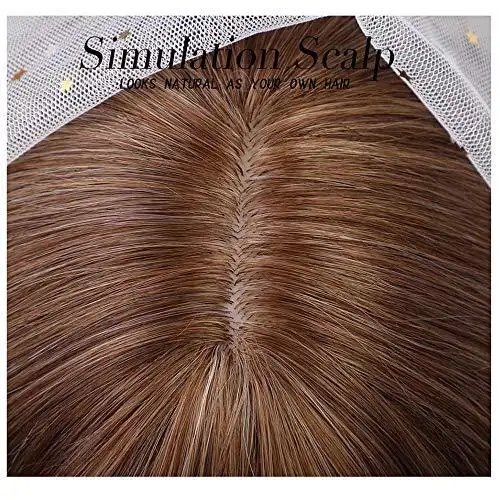 Light Brown Blonde Ombre Long Straight Synthetic Heat Resistant Wig - Image 53