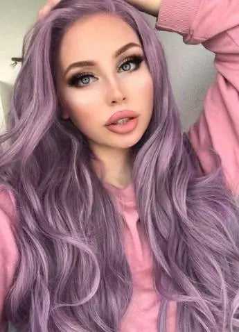 Long Curly Synthetic Cosplay Wig