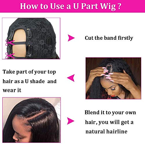 Loose Body Wave Texture Human Hair U part Wig - Image 5