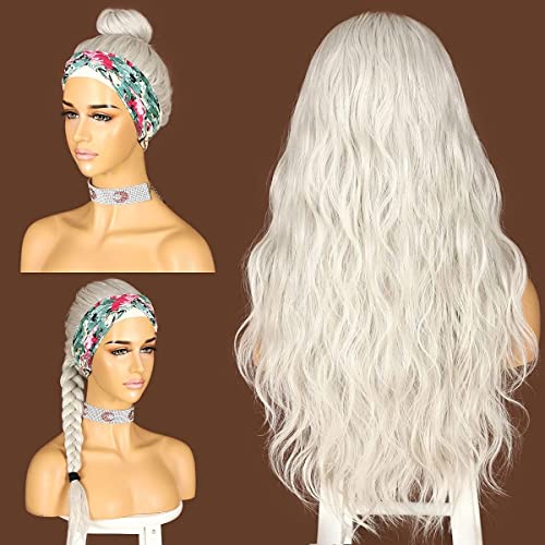 Loose Body Wavy Extra Long Headband Wig - Image 34