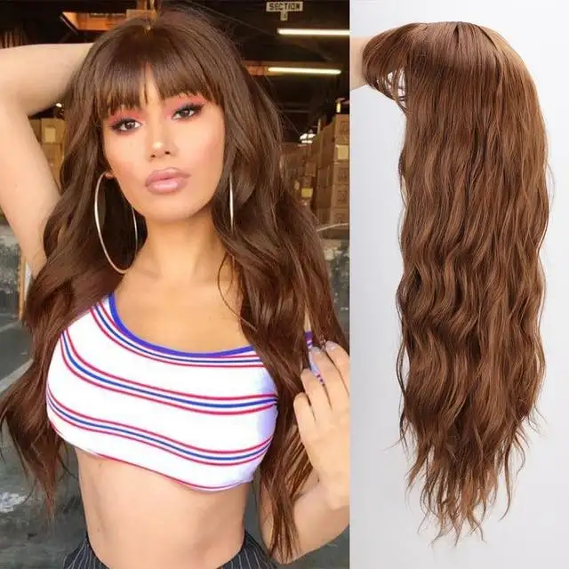 Melania Heat Resistant Water Wave Wig