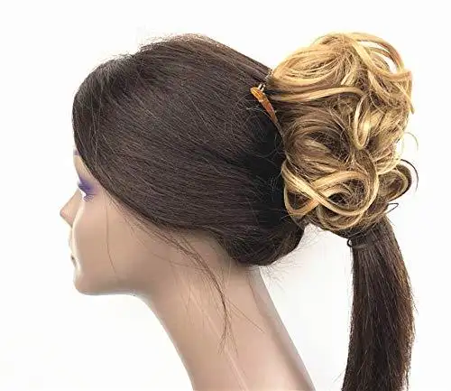 Messy Bun Curly Hair Extension - Image 19
