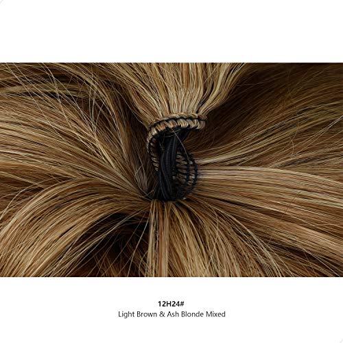 Messy Bun Hair Piece Tousled Updo - Image 11