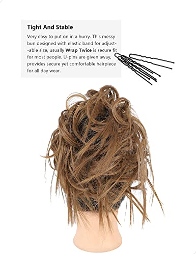 Messy Bun Hair Piece Tousled Updo - Image 29