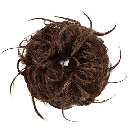 Messy Bun Hair Piece Tousled Updo - Image 36