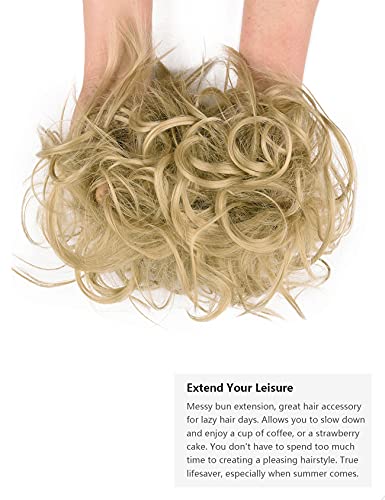 Messy Bun Hair Piece Tousled Updo - Image 41