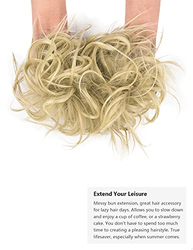 Messy Bun Hair Piece Tousled Updo - Image 46
