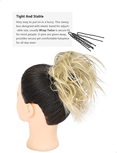 Messy Bun Hair Piece Tousled Updo - Image 47
