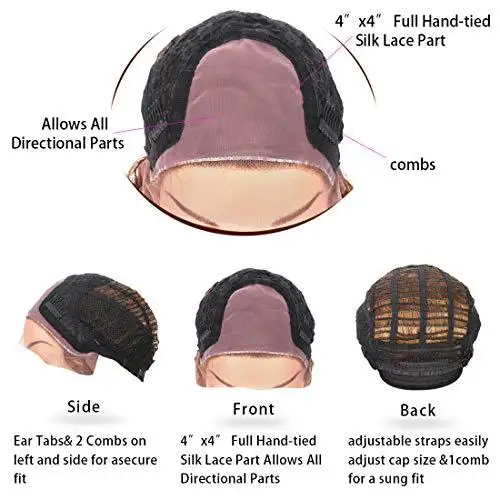 Multi Directional Parting Curly Heat Resistant Wig - Image 8
