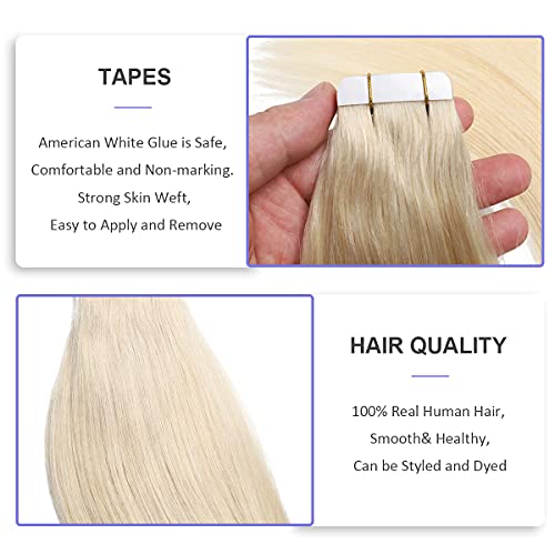 Ombre and Bayalage Tape In Human Hair Tape in Extensions - Image 12