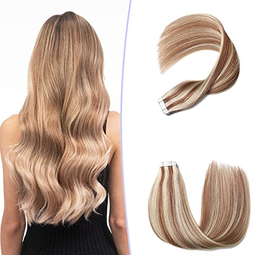 Ombre and Bayalage Tape In Human Hair Tape in Extensions - Image 13