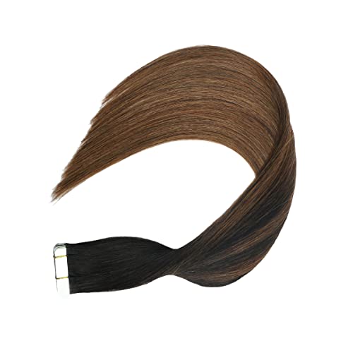 Ombre and Bayalage Tape In Human Hair Tape in Extensions - Image 26
