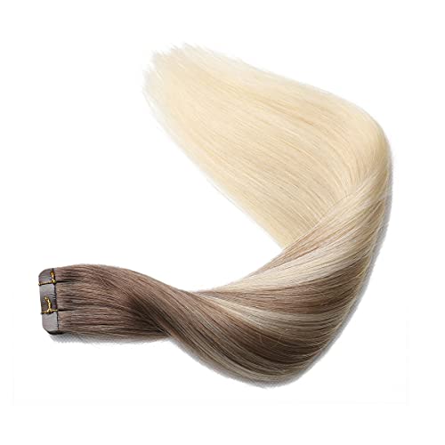 Ombre and Bayalage Tape In Human Hair Tape in Extensions - Image 79