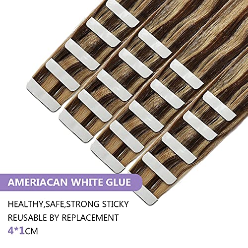 Ombre and Bayalage Tape In Human Hair Tape in Extensions - Image 87