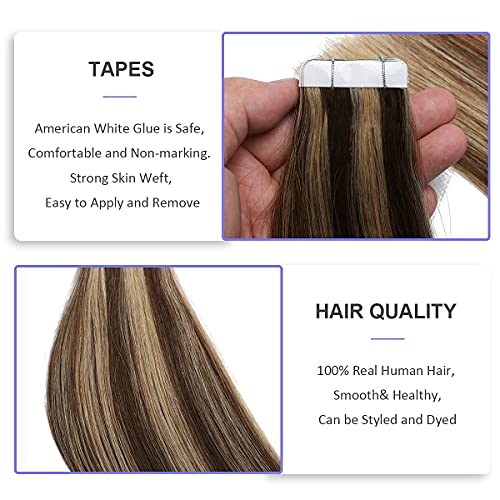 Ombre and Bayalage Tape In Human Hair Tape in Extensions - Image 88